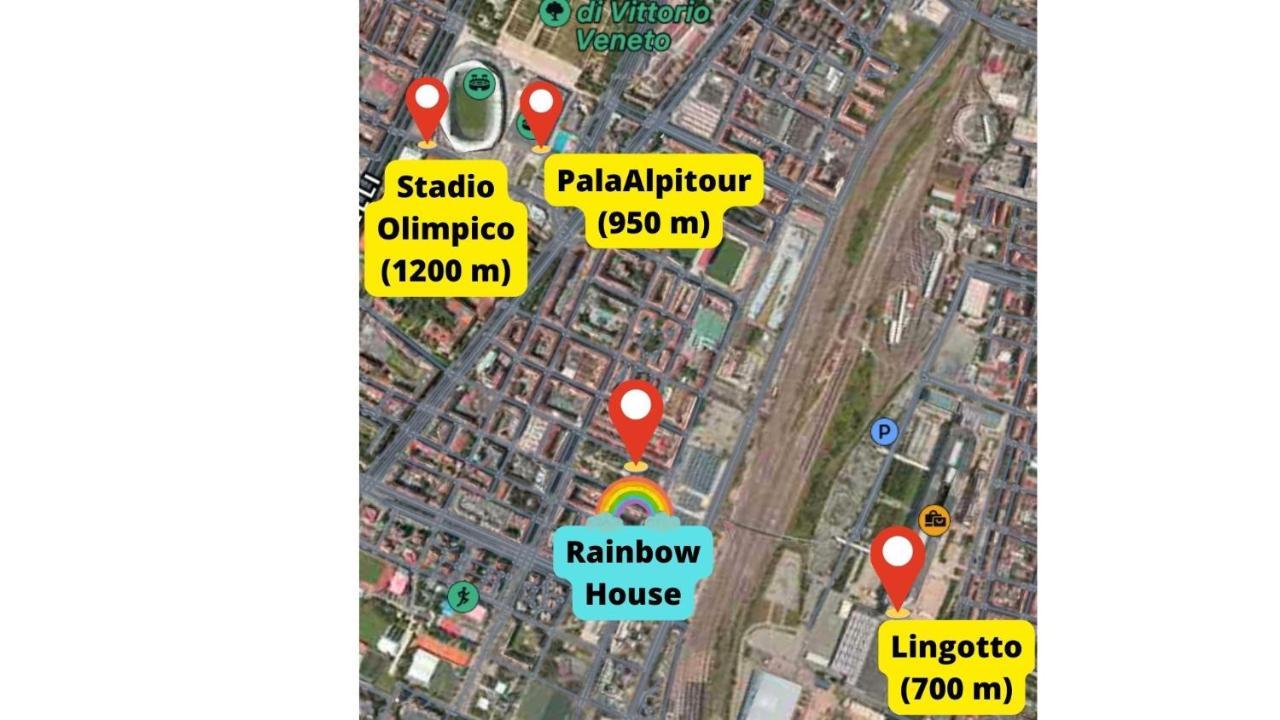 Apartmán Rainbow House Lingotto Inalpi Turín Exteriér fotografie